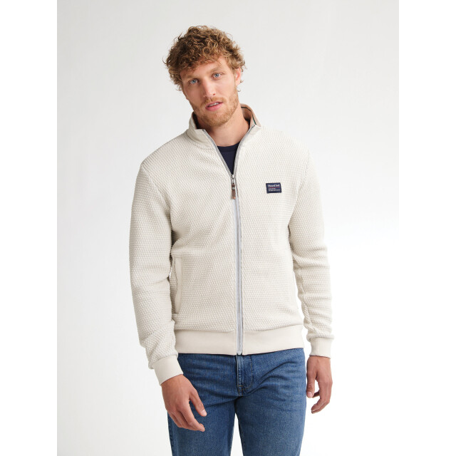 Petrol Industries men sweater collar zip m-3050-swc343 0009 antique white melee 05791.100.0028 large Petrol Industries men sweater collar zip m-3050-swc343 0009 antique white melee 05791.100.0028 large