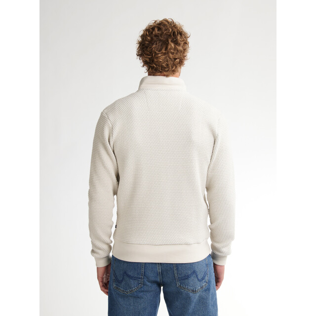Petrol Industries men sweater collar zip m-3050-swc343 0009 antique white melee 05791.100.0028 large Petrol Industries men sweater collar zip m-3050-swc343 0009 antique white melee 05791.100.0028 large