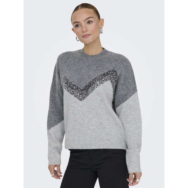 Jacqueline de Yong matilda life l/s hn sequin pull 15360123 dark grey melange 06712.970.0023 large Jacqueline de Yong matilda life l/s hn sequin pull 15360123 dark grey melange 06712.970.0023 large