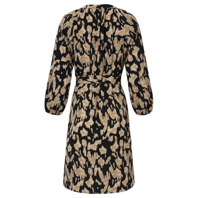 Smashed Lemon 35119 Dress Sand-Black-print 35119 large Smashed Lemon 35119 Dress Sand-Black-print 35119 large