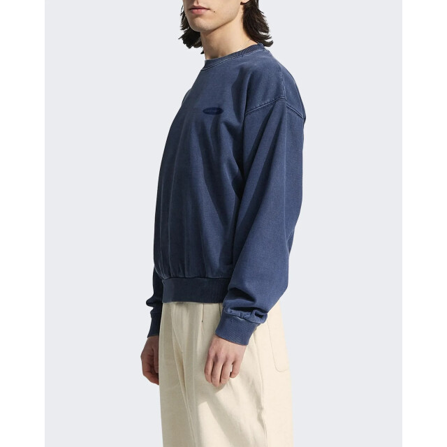 Bram's Fruit Heren distressed fuck off crewneck Distressed Fuck Off Crewneck-Midnight Blue large