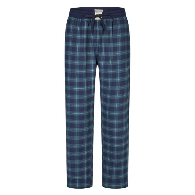 Phil & Co Heren pyjamabroek lang flanel geruit groen PH-657-0D large