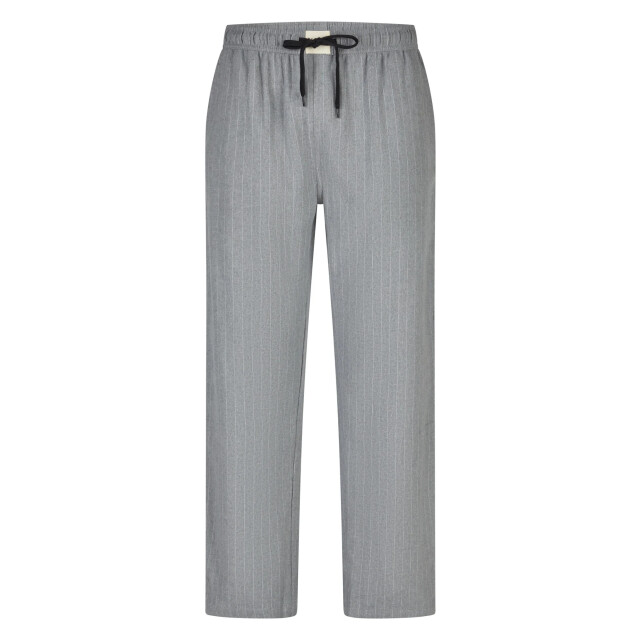 Phil & Co Lange heren pyjama set met flanellen pyjamabroek grijs PH-6145-02 large