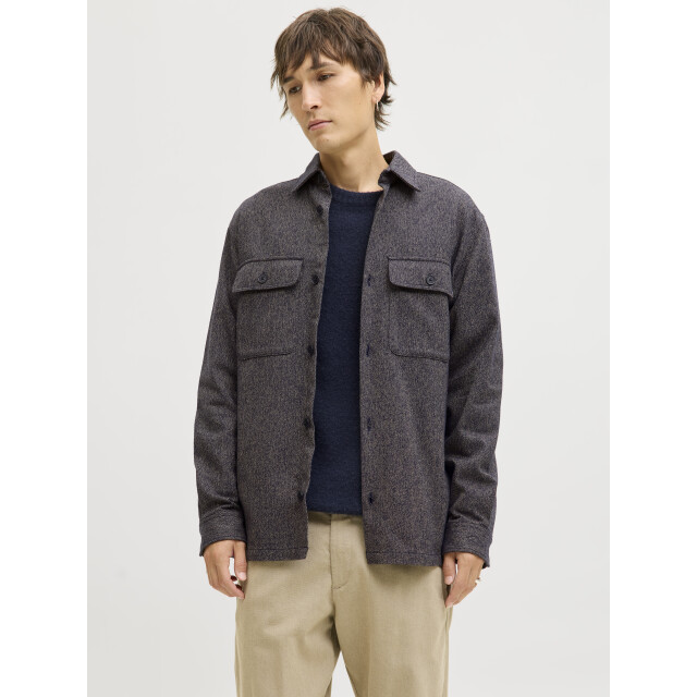 Jack & Jones jprrayle melange solid l/s overshir 12286840 - 05631.991.0080 large Jack & Jones jprrayle melange solid l/s overshir 12286840 - 05631.991.0080 large