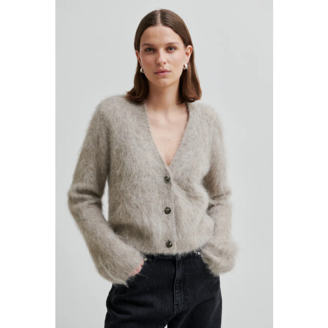 Second Female cardigan karla knit cardigan 1043 pumice 06741.938.0009 large