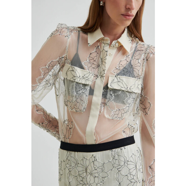 Second Female blouse lm wila shirt 0508 tofu 06615.198.0260 large