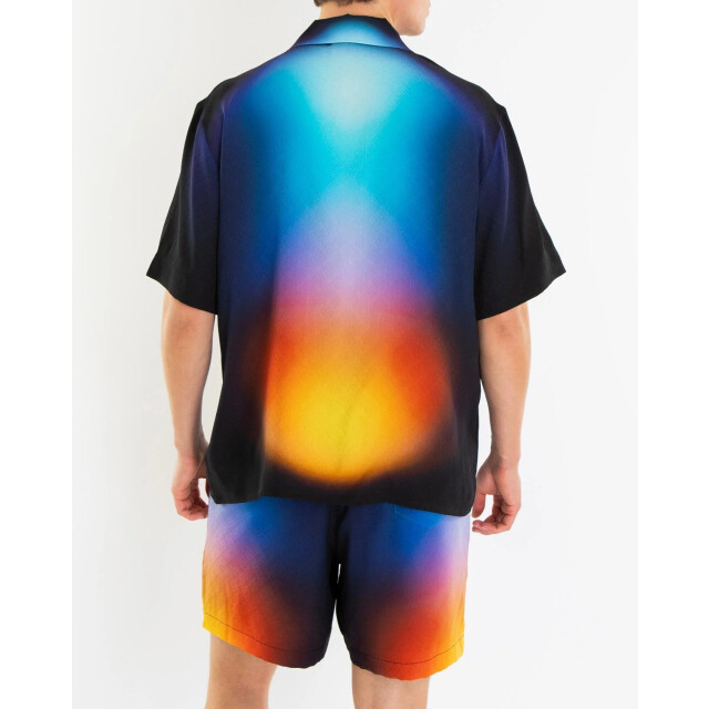 Casablanca Heren gradient zijde shirt multi U-MS25-SH-003-02 large