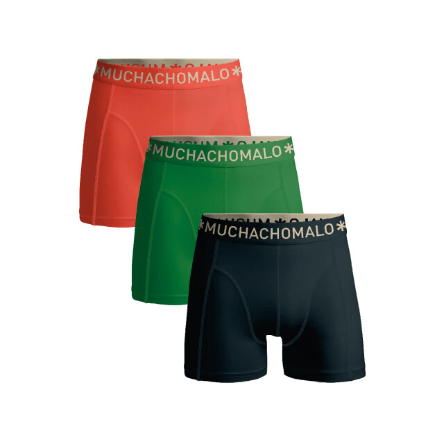 Muchachomalo Jongens 3-pack boxershorts U-SOLID1010-1206J large Muchachomalo Jongens 3-pack boxershorts U-SOLID1010-1206J large