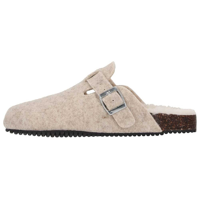 Apollo Dames instap pantoffels vilt 000123818009-Beige large