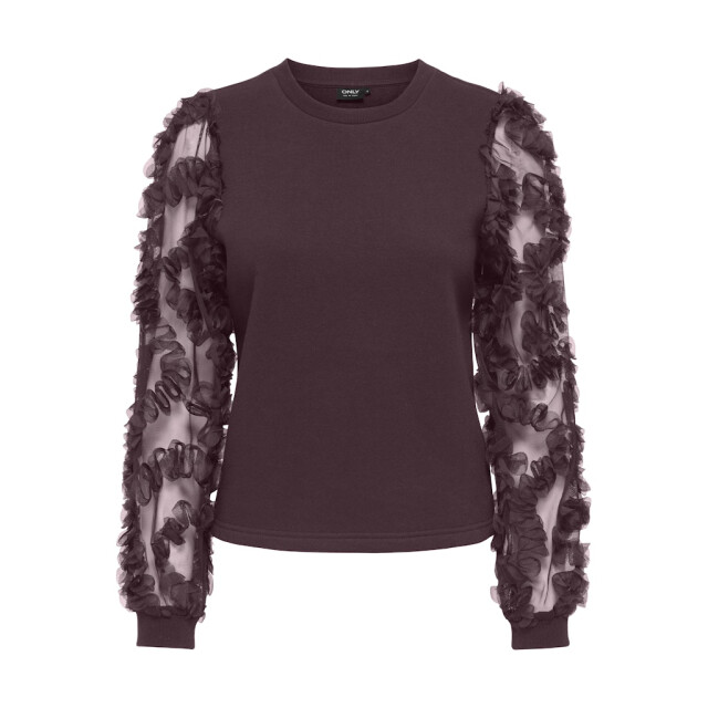 Only Onllavin ls o-neck mix cs swt bordeaux 4209.47.0023 large Only Onllavin ls o-neck mix cs swt bordeaux 4209.47.0023 large