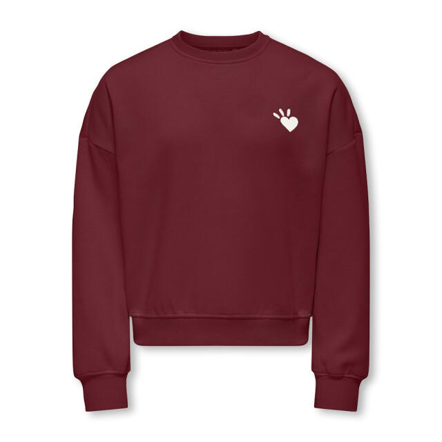 Only Kogtammie life ls print o-neck swt bordeaux 2209.47.0004 large Only Kogtammie life ls print o-neck swt bordeaux 2209.47.0004 large