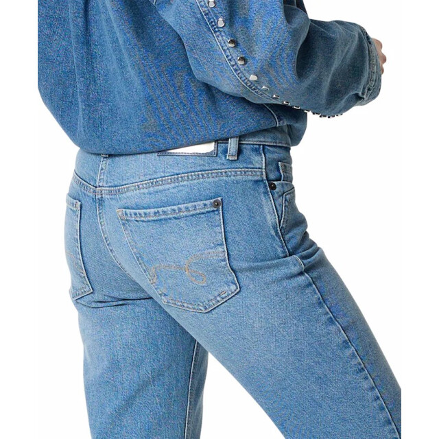 MAC Dakota barrel blue denim 4105.35.0031 large