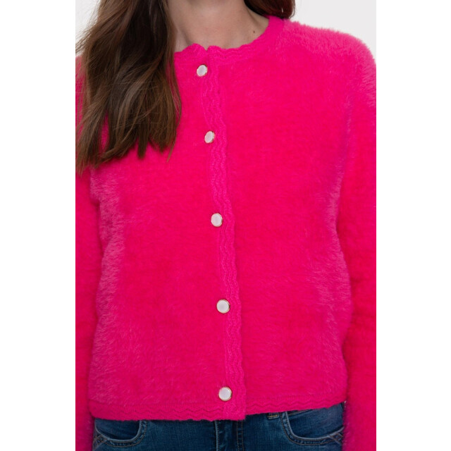 Geisha Cardigan hairy neon 4219.65.0011 large