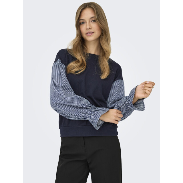 Only Onlnina ls o-neck mic cs sweat navy 4209.37.0003 large