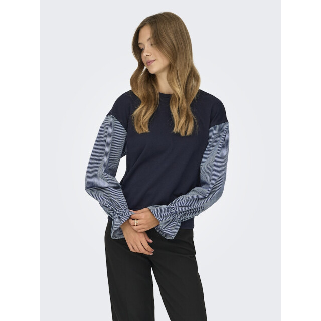 Only Onlnina ls o-neck mic cs sweat navy 4209.37.0003 large