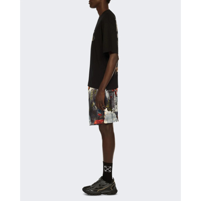 Off White Heren cloudy arrow skate s/s tee OMAA120F25JER00G-1019 large