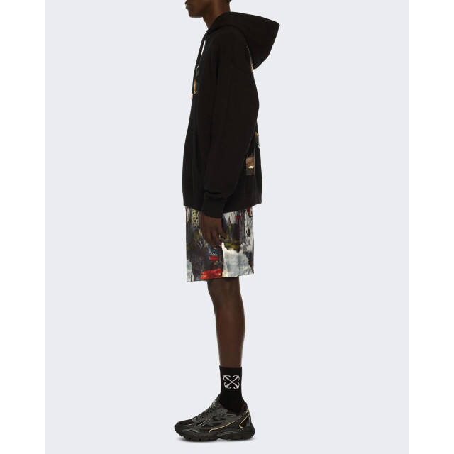 Off White Heren paint arrow skate hoodie OMBA073F25FLE004-1001 large