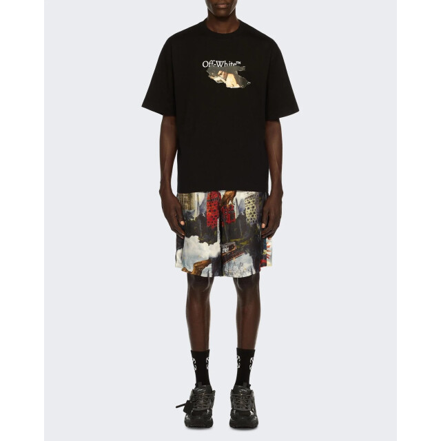 Off White Heren cloudy arrow skate s/s tee OMAA120F25JER00G-1019 large