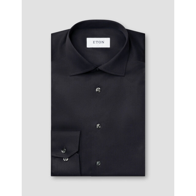 Eton Solid signature twill shirt lange mouw overhemden 100012342 100012342 large