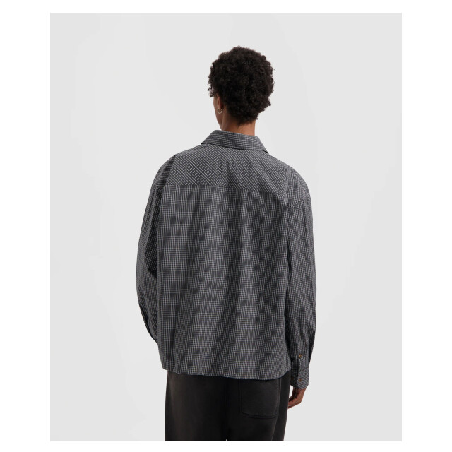 Olaf Hussein Checked boxy shirt lange mouw overhemden m230303 M230303 large