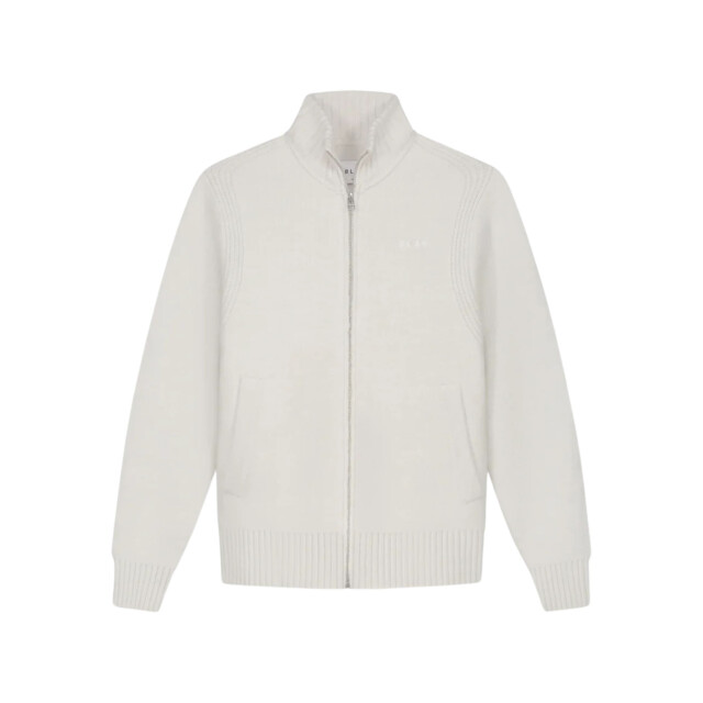 Olaf Hussein Zip through knitted mock neck vesten m230703 M230703 large