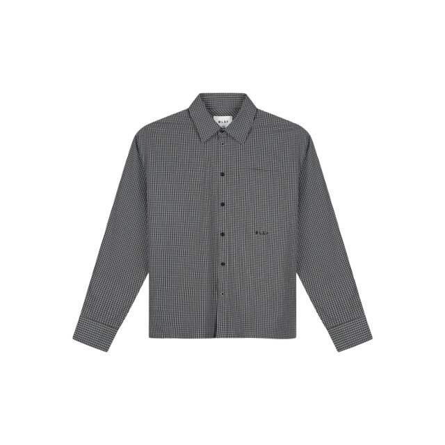 Olaf Hussein Checked boxy shirt lange mouw overhemden m230303 M230303 large