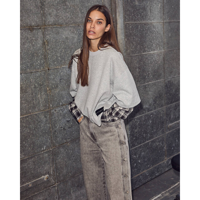 Haute L'Amitié Sweat hl10327 Haute L'Amitié Top lange mouw HL10327 large