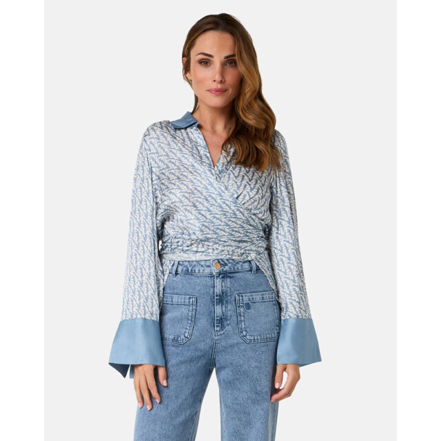 Ibana Blouse lange mouw 302610024 tatum obli Ibana Blouse lange mouw 302610024 Tatum Obli large