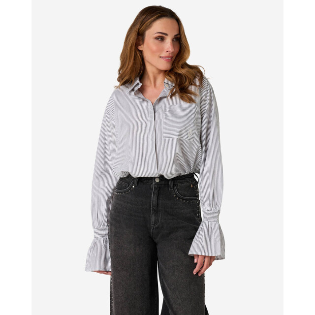 Ibana Blouse lange mouw 302610036 talya grey Ibana Blouse lange mouw 302610036 Talya Grey large