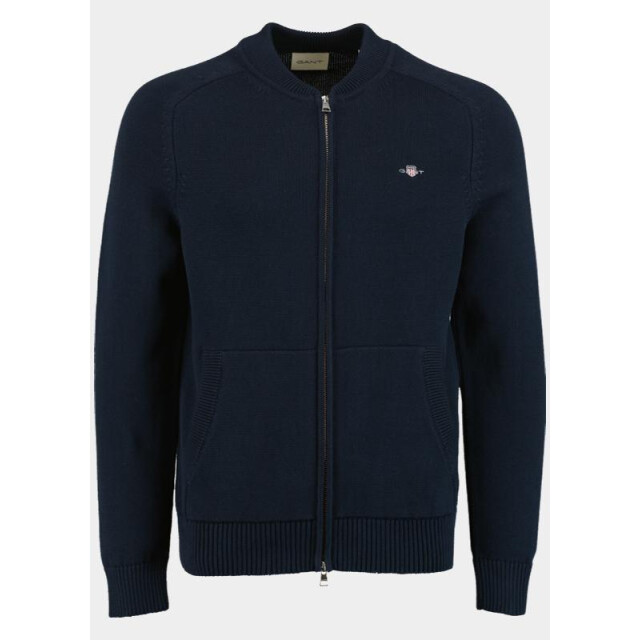 Gant Vest casual cotton zip bomber card 8030270/433 199089 large