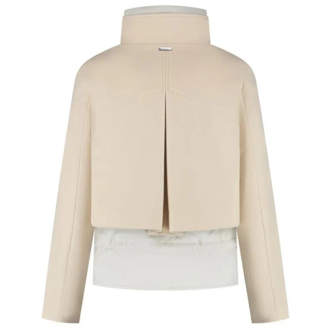 Woolrich Women twill wool jacket milky cream 159157257 large