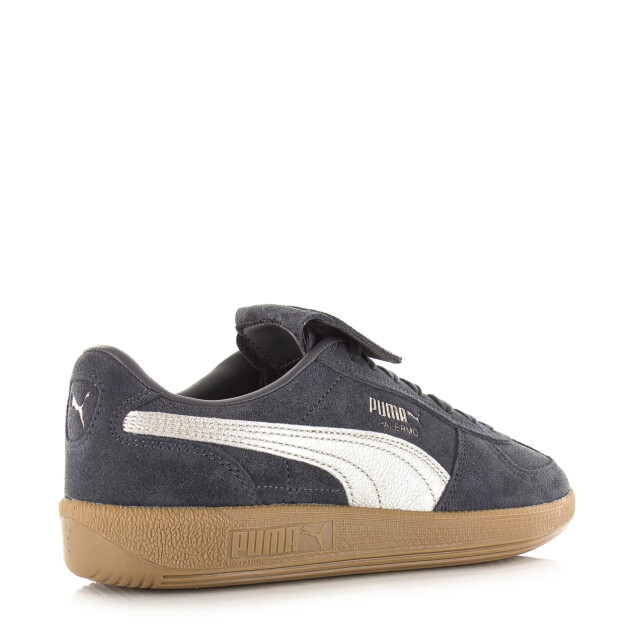 Puma Palermo premium metallic dusky gray lage sneakers dames 404021-02 large