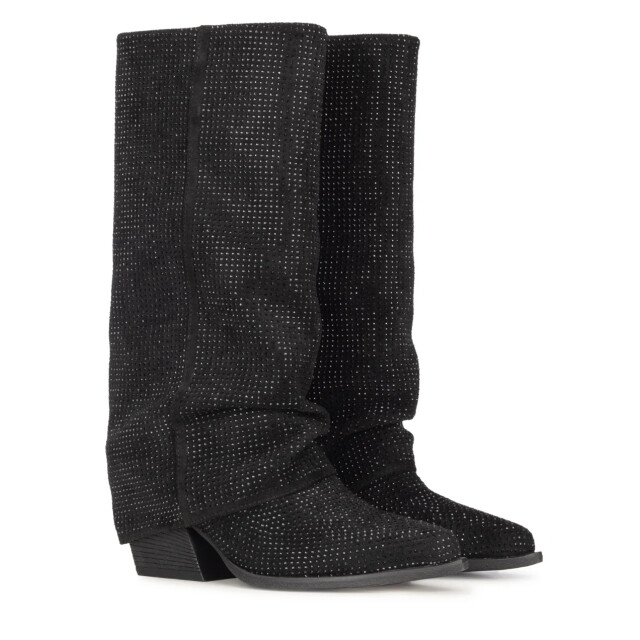 Poelman Lois laarzen met studs western dames CSHN18525-69C1PSH large