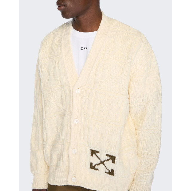 Off White Heren arrow ao 3d stitch knit OMHB02LF25KNI001-0B58 large