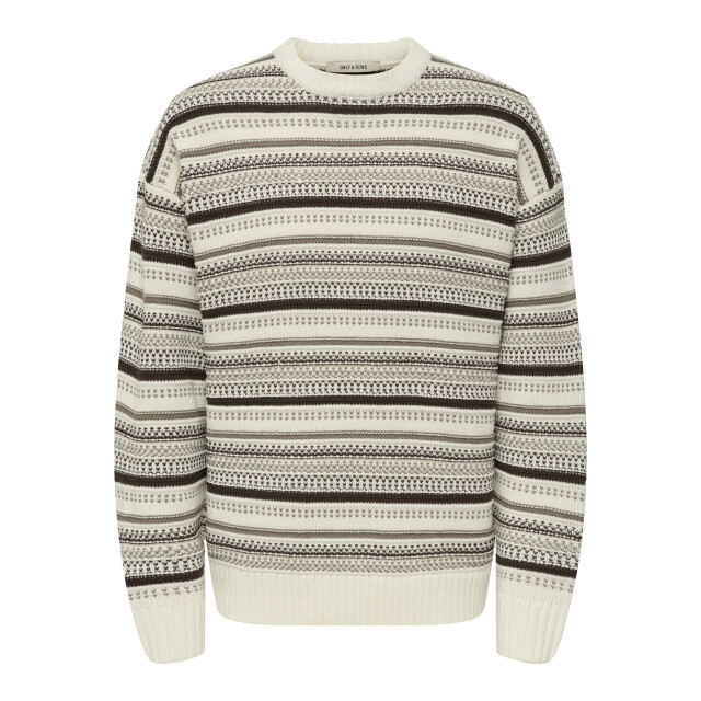 Only & Sons Onsroy rlx ls crew knit 22035125 large