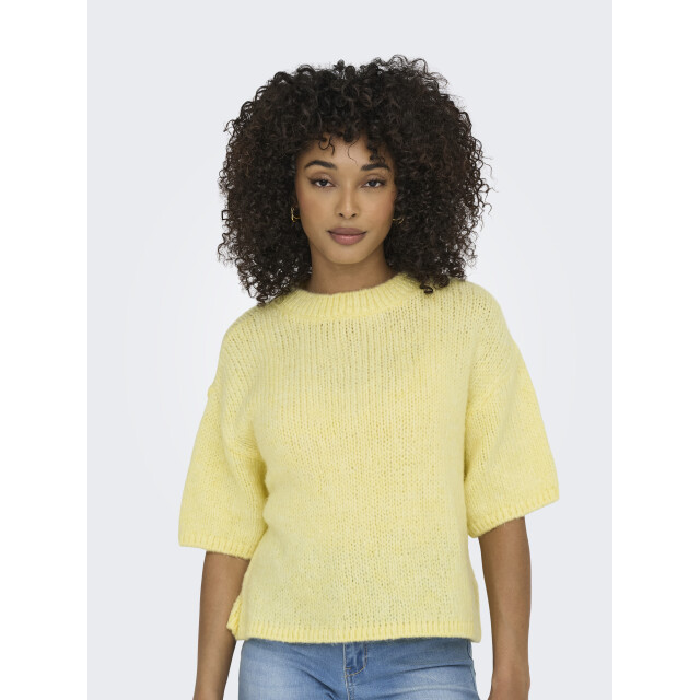 Only jdylinea s/s pullover o-neck knt no 15367237 pastel yellow 06712.440.0010 large
