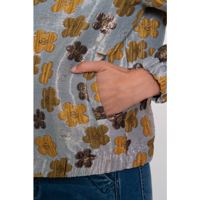 Geisha Bomber jacket 55883-20 -grey/yellow 55883-20-0925 large