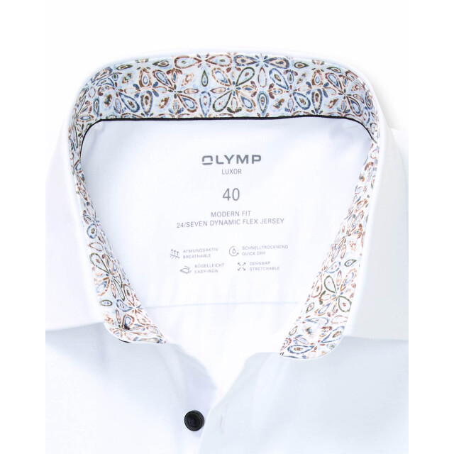 Olymp Luxor 24/7 modern fit dress shirt 108027-001-44 large