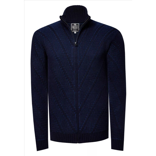 Rusty Neal heren vest kabel - gebreid italianstyle 13446-1 large