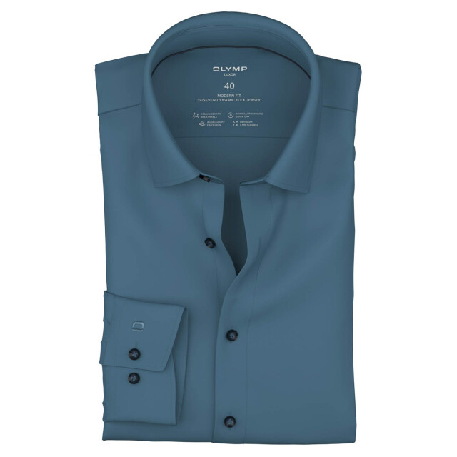 Olymp 24/7 luxor modern fit overhemd met lange mouwen 086757-001-41 large