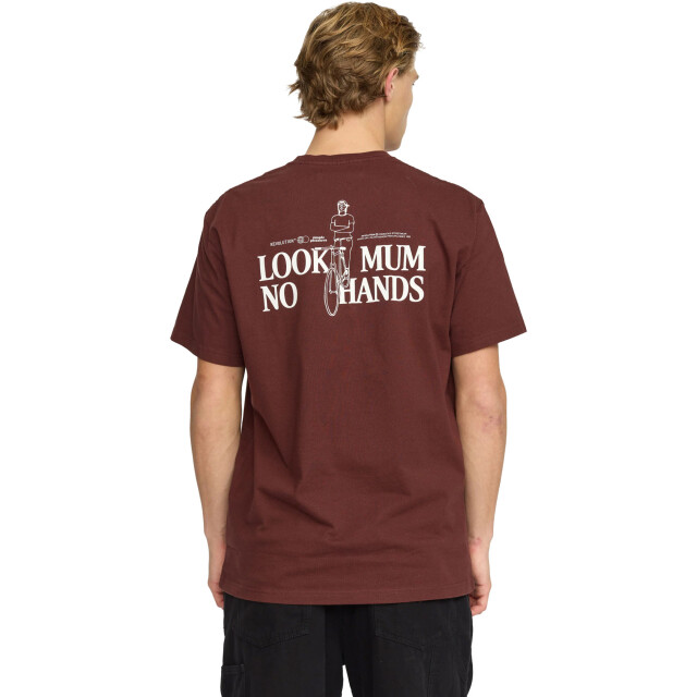 Revolution Application t-shirt burgundy 1428 MUM-BURGUNDY large