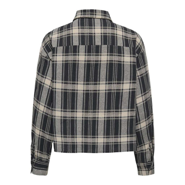 Only Onlagda ls short check shirt wvn fog/w. sky captai 15360494-281376001 large