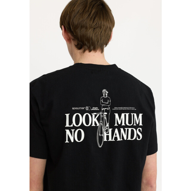 Revolution Application t-shirt black 1428-BLACK large