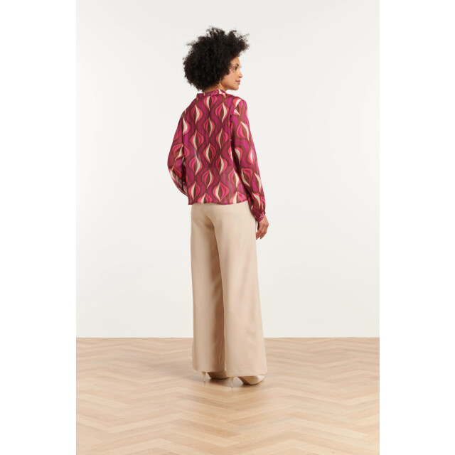 Smashed Lemon 25774 – chiffon blouse met lurex draad | 8720331408024 large