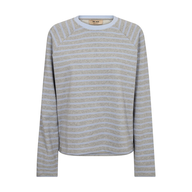 Mos Mosh 176080 245 mosmosh mm lidy o-ls mélange sweatshirt eventide 176080 245 large