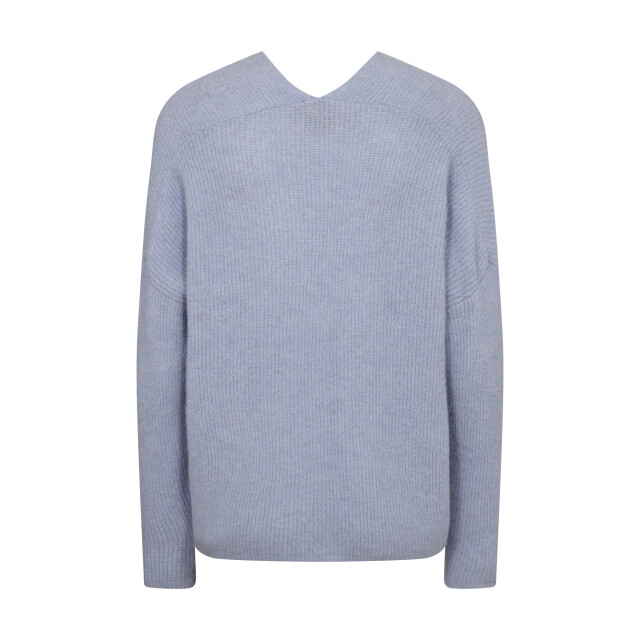 Mos Mosh 153900 245 mosmosh mm thora v-neck knit eventide 153900 245 large