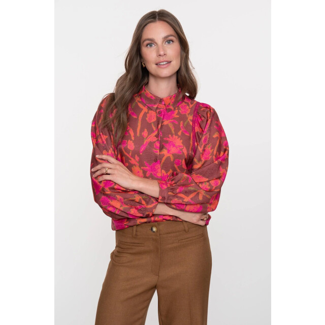 Geisha 53909-20 480 blouse burgundy/fuchsia 53909-20 480 large