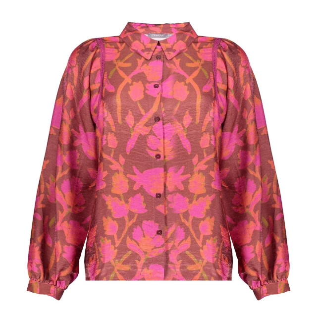 Geisha 53909-20 480 blouse burgundy/fuchsia 53909-20 480 large