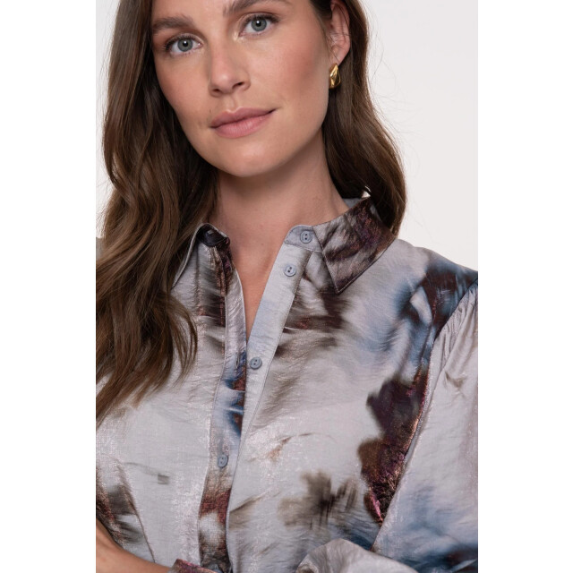 Geisha 53936-20 925 blouse grey/blue 53936-20 925 large