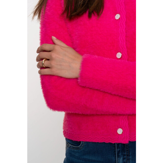 Geisha 54807-10 420 cardigan hairy pink 54807-10 420 large